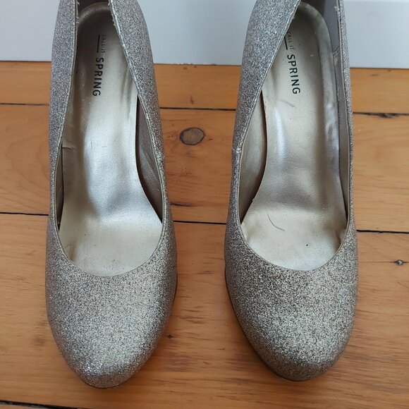 Call It Spring -  Gold/Sliver Sparkle Shoes - Picture 3 of 6